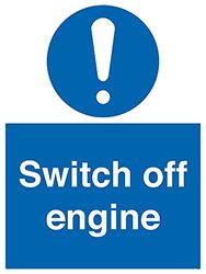 Switch off engine