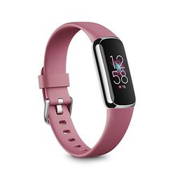 Fitbit Luxe Health & Fitness Tracker with 6-Month Fitbit Premium Membership Included, Stress Management Tools and up to 5 Days Battery, Platinum / Orchid