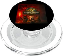 Escuadrón de Supervivencia Jurásico: Mascotas Heroicas vs Dino Chaos PopSockets PopGrip para MagSafe