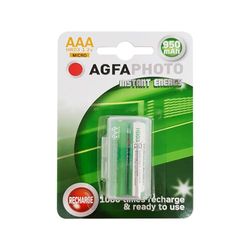 AgfaPhoto 132-803944 Micro baterias (2) Ready-to-Use Accu 950 mAh AAA