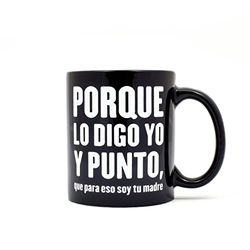 Miss Miserable - tasse avec message Parce que je dis moi et point