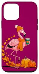 Automne Flamant Rose Pumpkin Spice Ambiance Festivités Coque pour iPhone 12 Mini