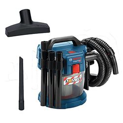 Bosch Professional 18V System Accustofzuiger Gas 18V-10 L (Zonder Accu'S En Lader, Met Platte Plooifilter, Vloermondstuk, Spleetzuigmond, 1,6 M Slang, Volumestroom Tot 24 L/S (Turbine))
