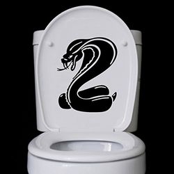 Tatoutex Stickers Cobra - Vert Lime, L 40cm x H 48cm