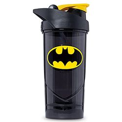 Shieldmixer Hero Pro Classic Shaker for Whey Protein Shakes and Pre Workout, BPA Free, 700 ml, Batman Classic