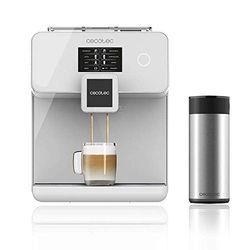 Cecotec Cumbia Power Matic-CCINO 8000 Touch Bianca, macchina da caffè, pressione 19 bar, touch screen, 1400 W