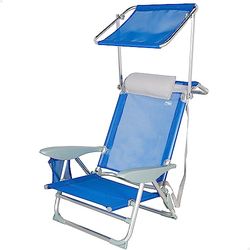 AKTIVE Trampoline élastique, Trampoline d'extérieur pour Enfants, Dimensions 122x184 cm, Poids Max 25 kg, +3 Ans, Acier Inoxydable, avec Protection UV, Filet de sécurité, s, Bleu