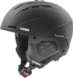 uvex Stance Casque de Ski Adulte Unisexe, Black Matt, 51-55 cm