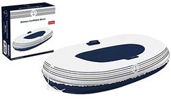 BLUE SKY - Barco de la Marina Nacional - Inflable - 069955 - Blanco - Plástico - 80 cm x 40 cm - Juguete para niños - Flotador - Licencia Oficial - A Partir de 3 años