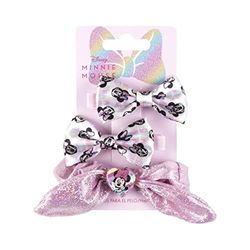 Accessoires pour cheveux Minnie Mouse Rose 3 pièces