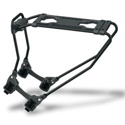 SKS Germany Portaequipajes Infinity Universal para reequipamiento a Cualquier Bicicleta (Mecanismo de Ajuste, Sistema de liberación rápida, Aluminio Resistente, con Placa adaptadora MIK para Fijar