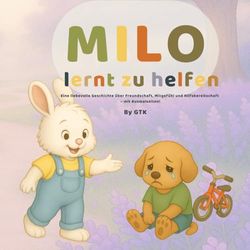 Milo lernt zu helfen: Eine liebevolle Bilderbuchgeschichte über Freundschaft, Hilfsbereitschaft und Mitgefühl für Kinder von 3 bis 6 Jahren – mit Ausmalbildern!