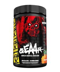MUTANT GEAAR | 9.4g of EAA Powder + Arginine, 7g BCAAs, 4g Leucine, Electrolytes, Coconut Water, No Artificial Colours or Flavours | 30 Servings | Peach Mango | 378g
