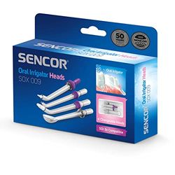 Têtes de Rechange 4 Changeable pour Irrigateur Oral, Blanc
