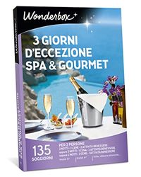 WONDERBOX COFANETTO REGALO - 3 GIORNI D'ECCEZIONE SPA & GOURMET - 135 SOGGIORNI PER 2 PERSONE