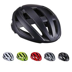 BBB - Casco da ciclismo leggero per ciclismo su strada Maestro, nero opaco, L (58-62 cm)