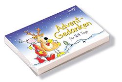 Oups Kärtchenbox: Adventgedanken: 24 Spruchkärtchen für die Adventzeit (auch als Adventkalender geeignet)