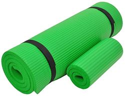 Dagelijkse Essentials 1/2-Inch Extra Dikke Hoge Dichtheid Anti-Tear Oefening Yoga Mat met Knie Pad en Draagband