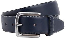 Hackett London Cinturón de Costura Crudo, Azul (Marino), 40 para Hombre