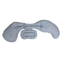 Boppy Graviditetskudde Stöd Total Body Modulär Blå, Bekväm Kudde, Ger Kroppsstöd, Främjar Sidoposition, 3 Delar För Varje Behov, Maskintvättbar