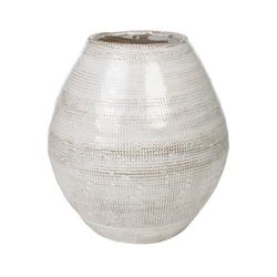 Romimex Vaas, beige, terracotta, 26 x 30 x 26 cm