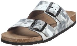 Dr. Brinkmann 700586 slippers voor dames, Zwart Zwart Wit 1, 39 EU