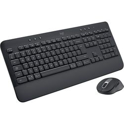 Logitech Signature MK650 Combo For Business keyboard Mouse included Bluetooth QWERTZ German Graphite