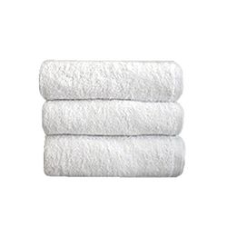 García de Pou 16 Unités - Tapis de Bain 750 g/m2, 50 x 70 cm Blanc Coton