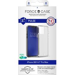 Force Case Pulse - Carcasa Ultra Reforzada para Iphone 13 Pro Max - Transparente