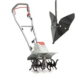 IKRA motoazada eléctrica motocultor cultivador Fem 1500, Ancho útil 17-45cm, 1500W, Incl. arado aporcador