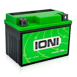 IONI ITX4L-BS / SLA4L-BS 12V 5Ah AGM bateria compatível com YB4L-B / YTX4L-BS selada / sem manutenção ScooterBateria adequada para 99% das scooters