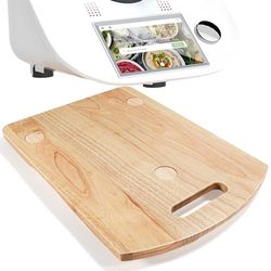 Sliding Board for Thermomix TM6, Thermomix TM6 Sliding Board with 2 Universal Rollers, Rolling Board for Thermomix TM6, Thermomix TM6 Board 39.5 x 28.5 x 2.8 cm, Light Brown
