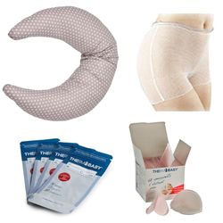 Thermobaby – Pack de Maternidad y Lactancia Completa – Cojín de Lactancia – Slips de Maternidad Lavables – Bolsas de conservación de Leche Materna y Almohadillas de Lactancia – Comodidad y Apoyo