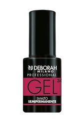Deborah Milano Professional - Smalto Gel Semipermanente N.34 Amarena, Effetto Plumping a Lunga Durata, Dona Unghie Intense e Brillanti, 4.5 ml