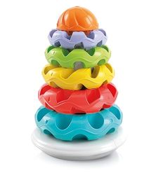 Clementoni, Anillas apilables, juguetes encajes y construcciones bebé 10 meses y más (17103), multicolor