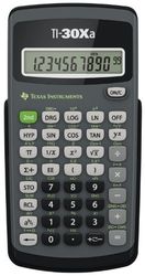 Texas Instruments TI 30 XA Calcolatrice scientifica basica a batteria con display a una riga e funzionalità matematiche e scientifiche generali - 5803003