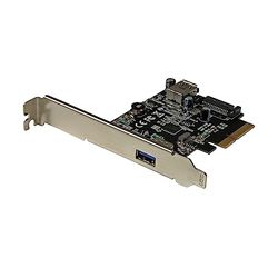 StarTech.com Tarjeta PCI Express de 2 Puertos USB 3.1 (10Gbps) Gen 2 USB-A 1x Externo y 1x Interno (PEXUSB311EI)
