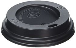 Fiesta hw08hl040 – 2 tapa para caliente vasos, 8 oz, negro (, 50 unidades)