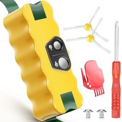 4500mAh Ni-MH Batería de Respuesto para iRobot Roomba 500 600 700 800 Series 530 531 532 535 536 540 550 552 560 570 580 595 620 650 660 760 770 780 790 870, con Cepillos, Atornillos y Destornillador