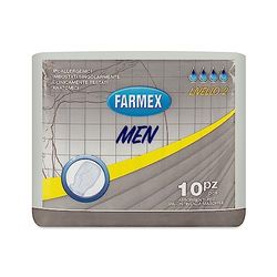 Farmex Man – Assorbenti per Incontinenza Maschile - Assorbenza grave – Livello 2-10pz