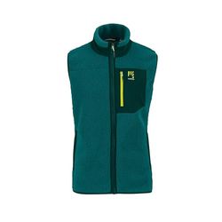 KARPOS 2531045-017 80'S Fleece Vest Sweatshirt Hombre Balsam/Forest Tamaño S