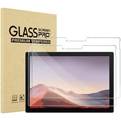 ProCase 2 Stuks Screen Protector voor Surface Pro 7 Plus, Surface Pro 7, Surface Pro 6, Surface Pro 5, Surface Pro 4, Gehard Glas Anti-Kras Beschermfolie Schermbeschermer