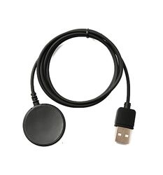 System-S Cavo USB 2.0 100 cm di ricarica per Galaxy Watch 5 4 3 Active 2 1 in nero