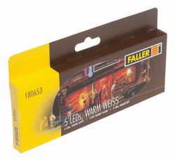 180653 Faller - 5 leds, warm wit