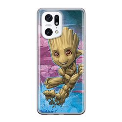 Ert Group Funda para teléfono móvil OPPO Find X5 Pro Original y con Licencia Oficial de Marvel con diseño Groot 001 Perfectamente Adaptada a la Forma del teléfono móvil, Funda Hecha de TPU