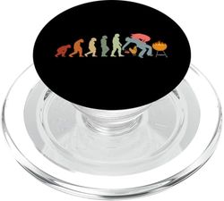Evolution - Barbacoa de carbón vegetal PopSockets PopGrip para MagSafe