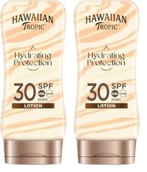 Hawaiian Tropic Silk Lozione solare idratante, SPF 30, 180 ml, Confezione da 2