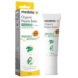 Medela Organisk bröstvårtskräm | Lugnande och närande för ammande mödrar | 100 % naturlig och säker | snabb lindring för stressade bröstvårtor – Postpartum Essentials – 40 g