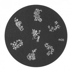 Ilovemynails Ilmn Dec.Stamping Plate M35 30 g
