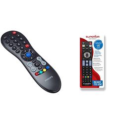 Philips Telecomando Universale, Nero & Superior LG Replacement Telecomando di ricambio universale compatibile con tutti i TV e SMART TV di marca LG Pronto all'uso non richiede programmazione